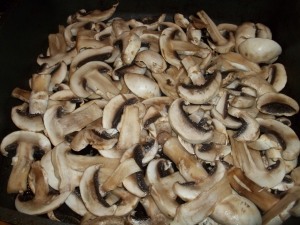 food like sliced-mushrooms